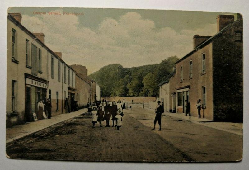 1912 Vintage French Park Ballintubber Ireland Real Picture Postcard Cover