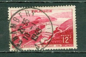 FRANCE 1948  DAM  #607  NICE CANCELLATION