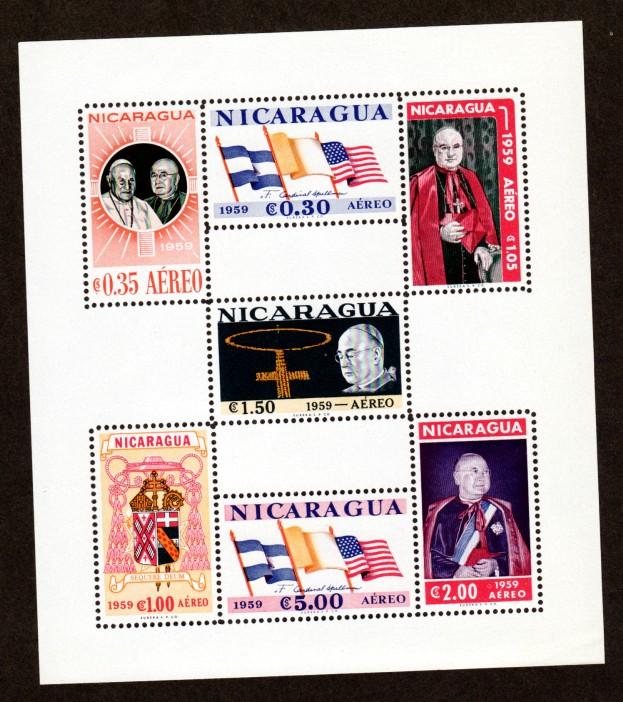 Nicaragua 823a,C436a Mint NH S/S Perf & Imperf!