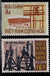 South Vietnam Scott 377-378 MNH** Tet Offensive reconstruction set