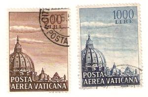 Vatican  Scott # C22-3   Used