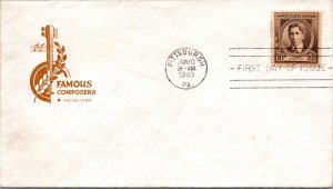 FDC 1940 SC #883 - Farnam Cachet - Pittsburgh, PI - Single - F62994