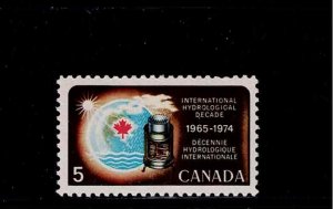 Canada Scott #481, Single 1968 Complete VF MNH