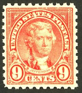 U.S. #590 MINT OG NH