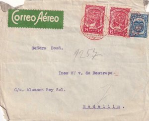 1924, Girardot to Medellin, Colombia, SCADTA, See Remark (43929)