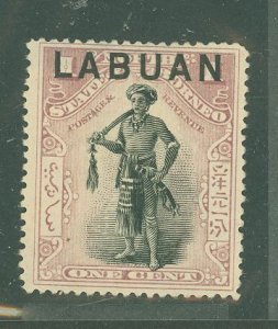 Labuan #72 Unused Single