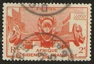 French West Africa 45, used.  1947.  (F352)