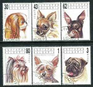 220 - Bulgaria 1991 - Dogs - Fauna - Used Set