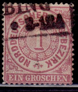 Germany, 1869, North German Confederation, 1gr, sc#16, used