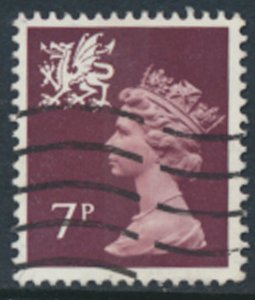 Wales  Machin 7p SG W23   SC# WMMH8 Used see details    