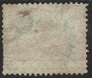WESTERN AUSTRALIA 1861 SWAN 4D VERMILION PERF 14 USED 