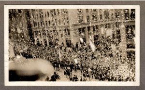 UNIQUE Lindbergh Ticker-Tape Parade First Day Photo - I Combine S/H