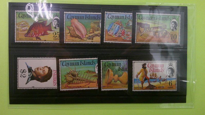 Cayman Islands 1974-75 Definitive Scott# 331-345 Complete VF-XF MNH set of 15