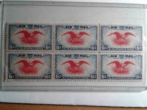 SCOTT # C 23 AIRMAIL BLOCK OF 6 !! MINT NEVER HINGED GEMS