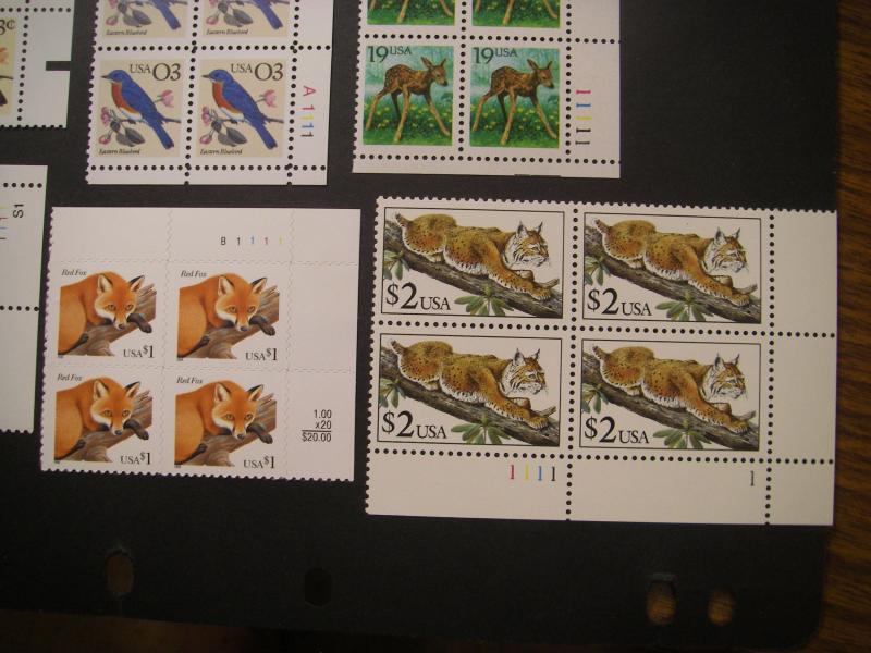 Flaura & Fauna Plate Block collection of 12, 1c - $2 MNH Beauties, CV $44+