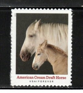 5590 * AMERICAN CREAM DRAFT HORSE *   U.S. Postage Stamp MNH