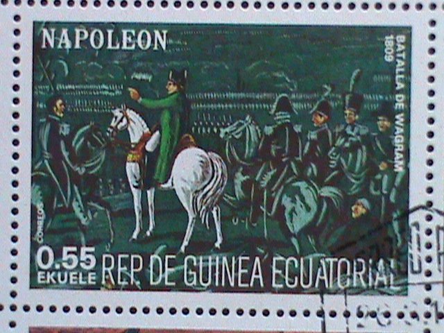 GUINEA EQUATORIAL STAMP- THE STORY OF NAPOLEON CTO-MNH STAMP SHEET  VERY RARE