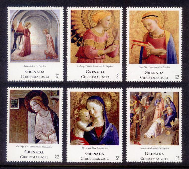 Grenada Sc# 3865-70 MNH Christmas 2012