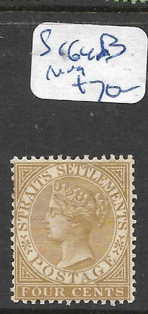 MALAYA STRAITS SETTLEMENTS    (P2605B)  QV   4C   SG 64B  MOG