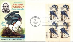 FDC 1963 SC #1241 Nat'l Audobon Soc - Henderson, Ky - Booklet Of 4 - F71644