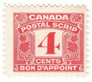 (I.B) Canada Revenue : Postal Scrip 4c