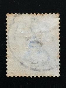 Malaya Straits Settlements 1884 QV 2c on 5c EN & S wide SG#77 M2075