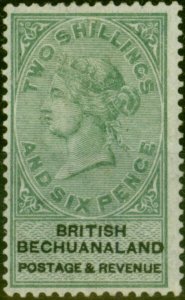 Bechuanaland 1888 2s6d Green & Black SG17 Fine & Fresh MM