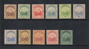 Bermuda 1922 SG 77-87 (78 missing) MH