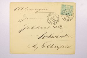 Monaco 1894 Correct 25c UPU rate to Germany - L39207