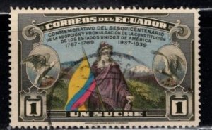 Ecuador - #371 US Constitution - Used