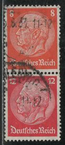 Germany Scott # 404, 406, used, se-tenant, Mi# S112