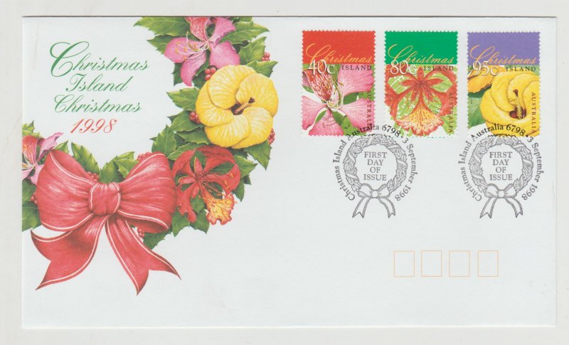 CHRISTMAS ISLAND   INDIAN OCEAN   NATURE/FLOWERS    FIRST DAY COVERS