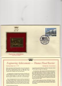 GB 1983 Gold Stamp FDC