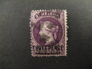 St. Helena #27 used short perfs a23.6 9910 9910a