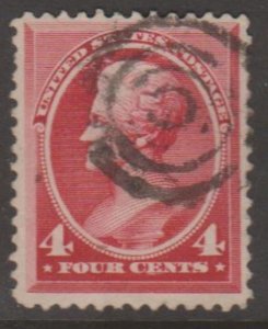 U.S. Scott #215 Jackson Stamp - Used Single