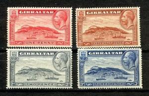 Gibraltar Scott 96-99 Mint NH (Catalog Value $45.00)