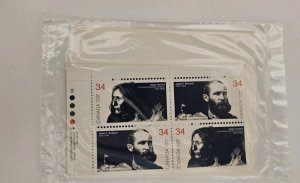 Canada 1986 Peace Makers Of The Prairies  #1109a MS OF PLATE BLOCKS MNH Sealed