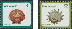 Scott: 669-697 New Zealand -Sea Shells, MNH