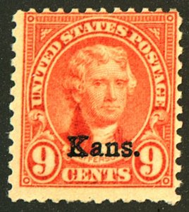 U.S. #667 MINT OG LH