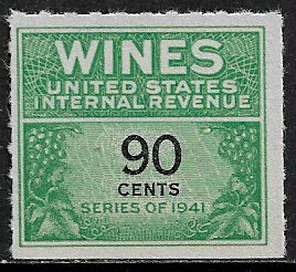 United States #RE144 MNH Wine Stamp