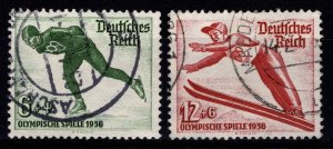 Germany 1935 Winter Olympic Games, Part Set [Used]