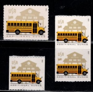 #5740 - 5741 2023 Schoolbus Sheet & Coil Single. Pair set/3 - MNH