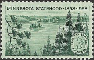 # 1106 MINT NEVER HINGED MINNESOTA STATEHOOD