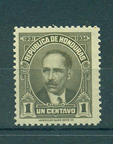 Honduras sc# 298 mhr cat value $.75