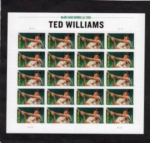 4694 Ted Williams, MNH sheet/20