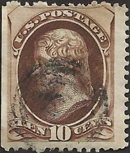 # 161 BROWN USED THOMAS JEFFERSON Cat $27.50