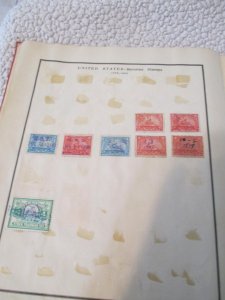 VEGAS - Battered 1928 Scott Album - OLD Stamps Incl China  >160 Photos! FE604