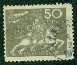 SWEDEN #222, Used, Scott $62.50