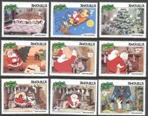 Anguilla Sc# 453-461 MNH 1981 Christmas