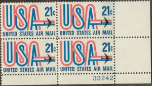 C81 MNH Plate Block